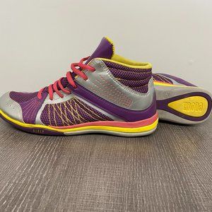 Women's size 10 High Top Sneakers, 80s Fashion, Dr. Scholl's Bloch, Multi Color